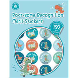Roar-some Recognition Merit Sticker Book